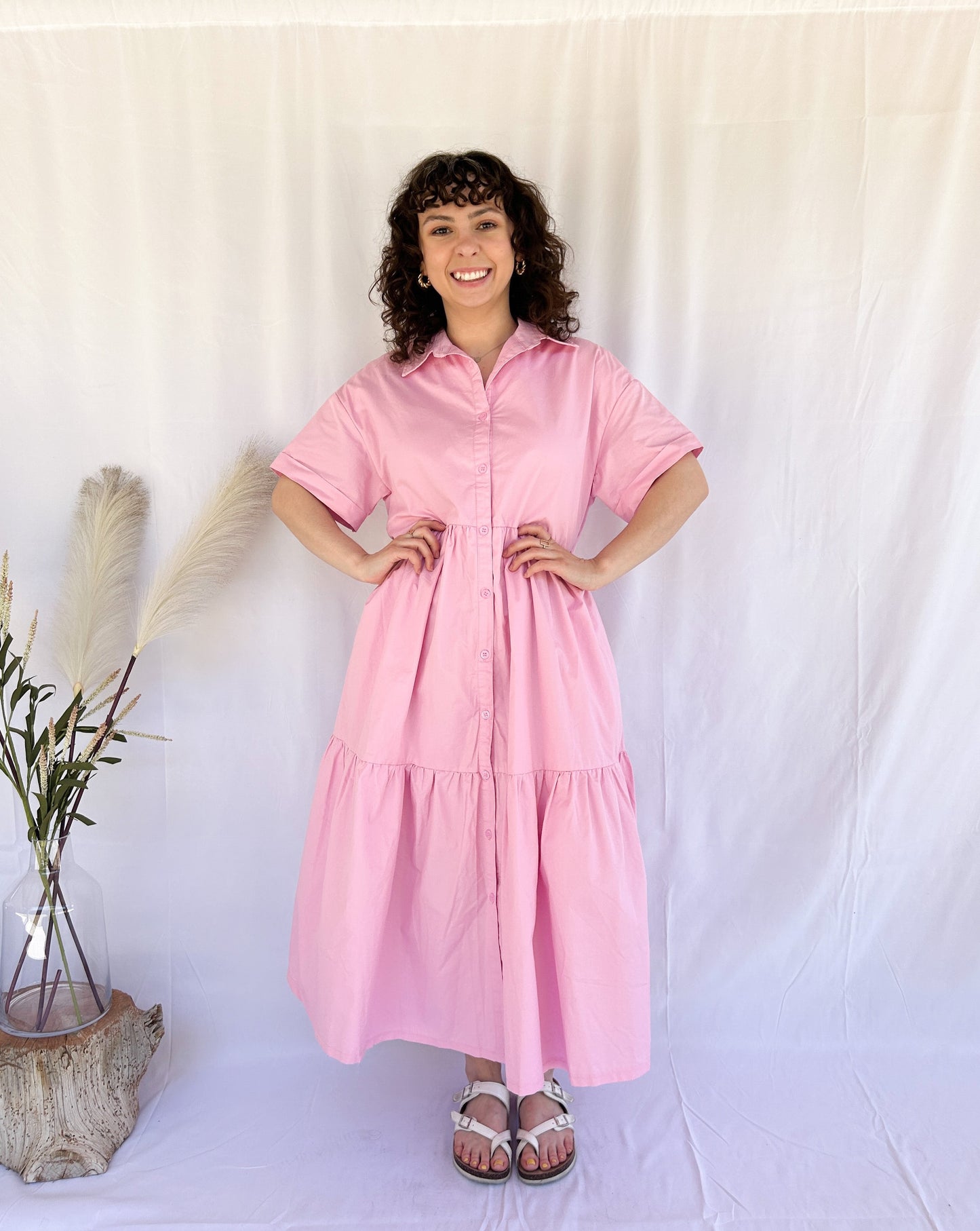 Elevate Midi Shirt Dress